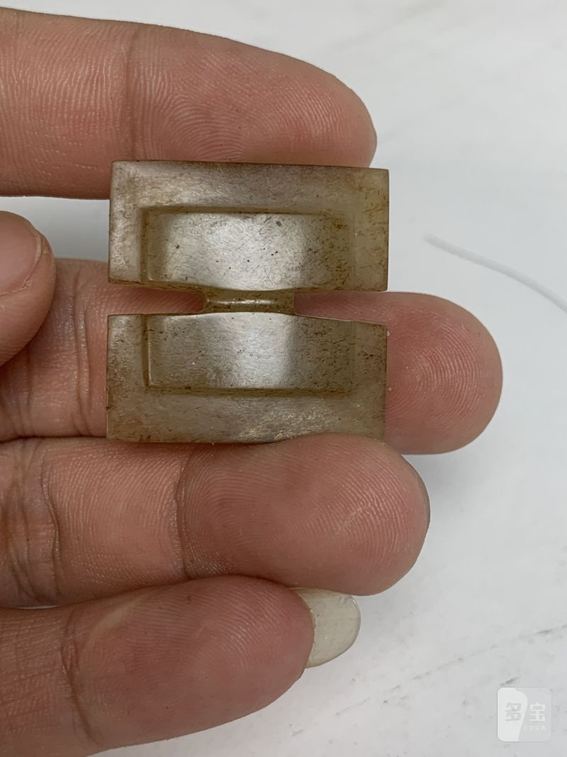 明 白玉工字珮 - 图4